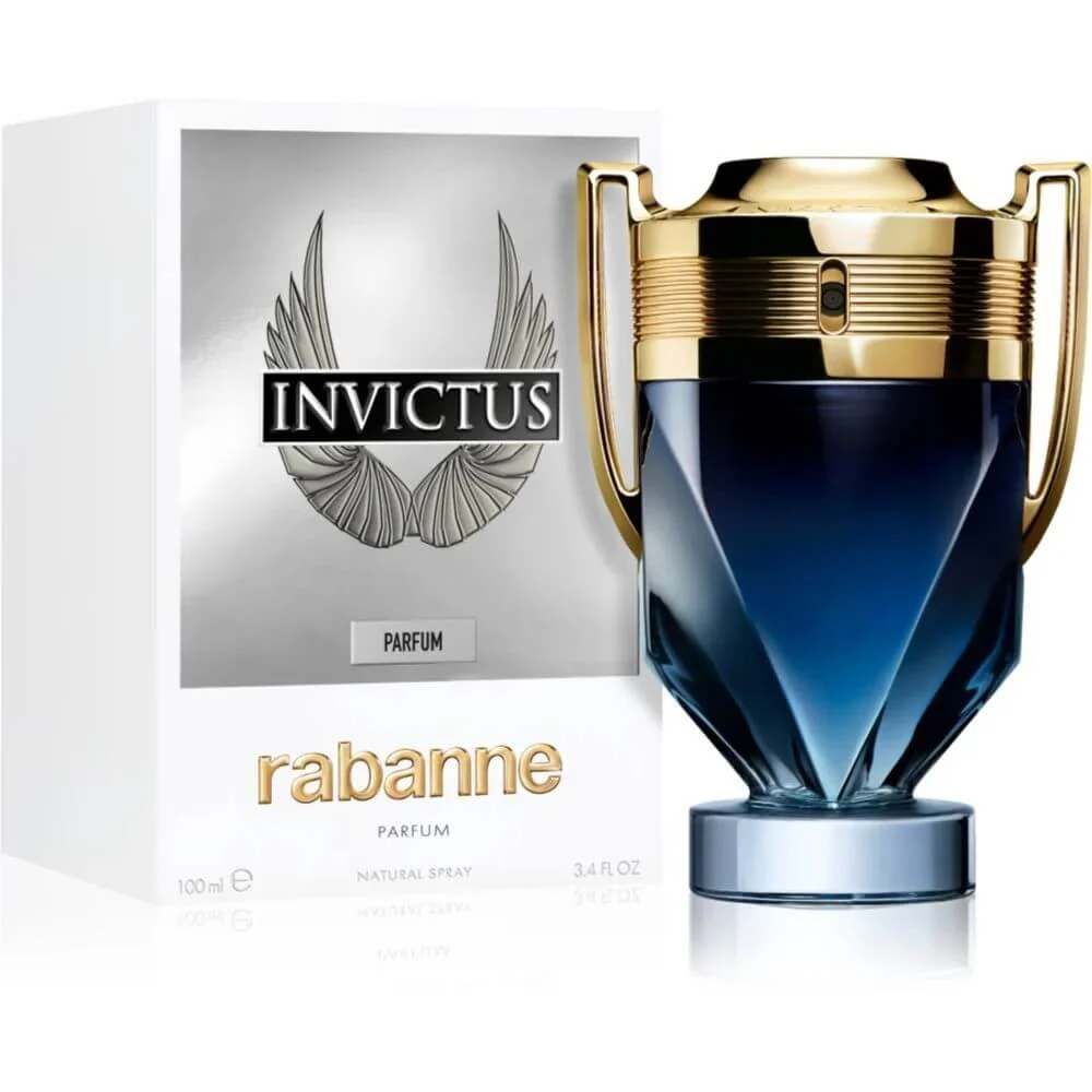 PACO RABANNE "INVICTUS PARFUM" 3.4OZ EDP SPR MEN