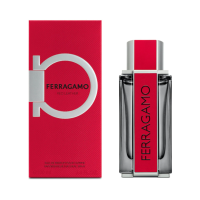 SALVATORE FERRAGAMO "RED LEATHER" 3.4OZ EDP SPR MEN