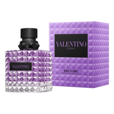 VALENTINO DONNA "BORN IN ROMA PURPLE" 3.4OZ PARFUM WOMEN