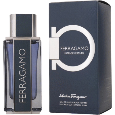 SALVATORE FERRAGAMO "INTENSE LEATHER" 3.4OZ EDP SPR MEN