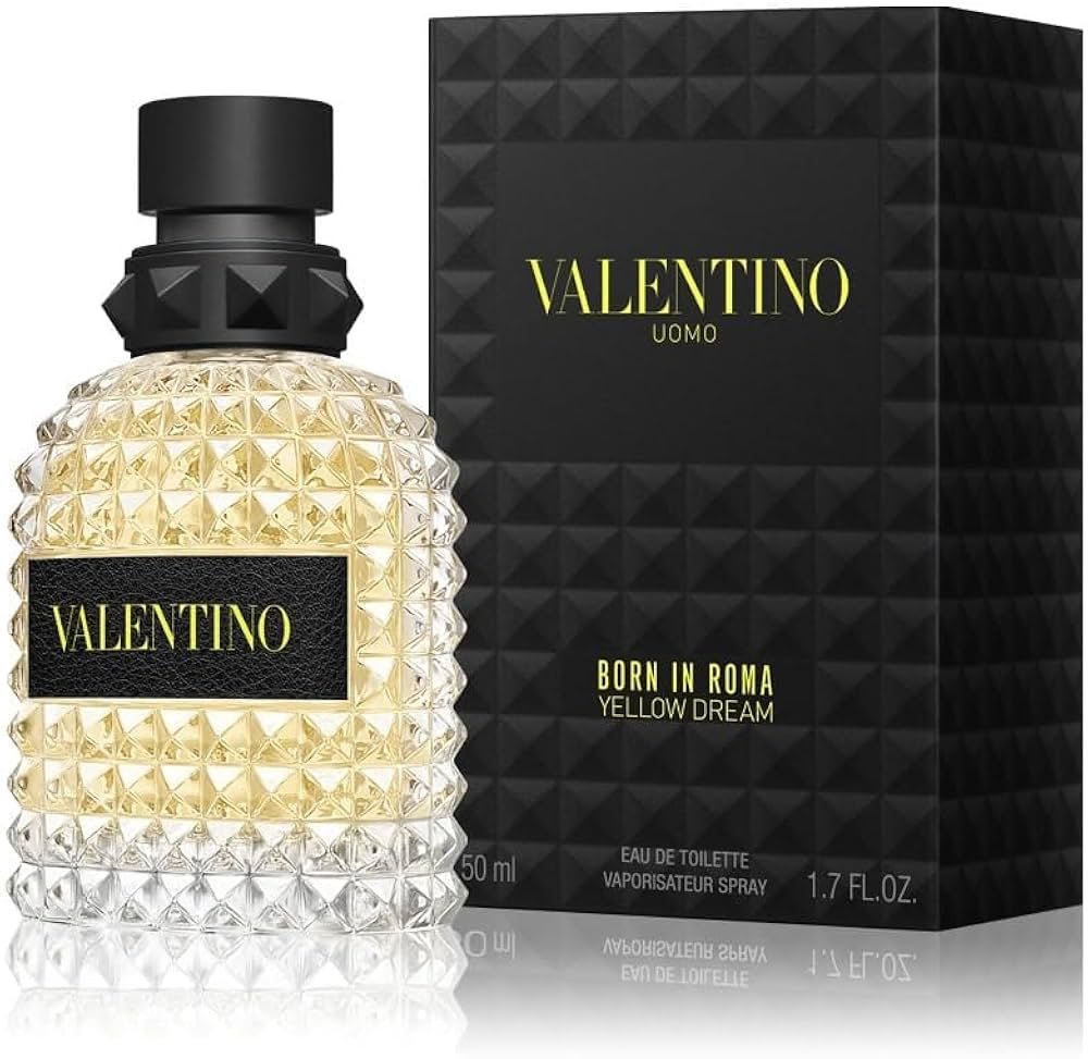 VALENTINO UOMO "BORN IN ROMA YELLOW DREAM" 3.4OZ EDT SPR MEN