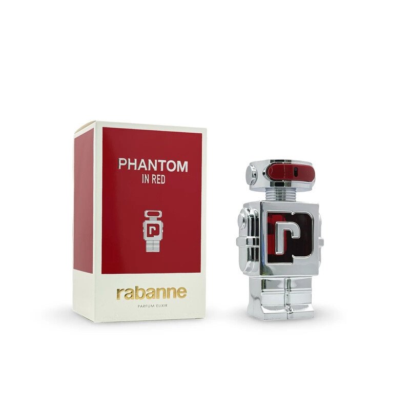PACO RABANNE "PHANTOM IN RED PARFUM ELIXIR" 3.4OZ SPRAY MEN